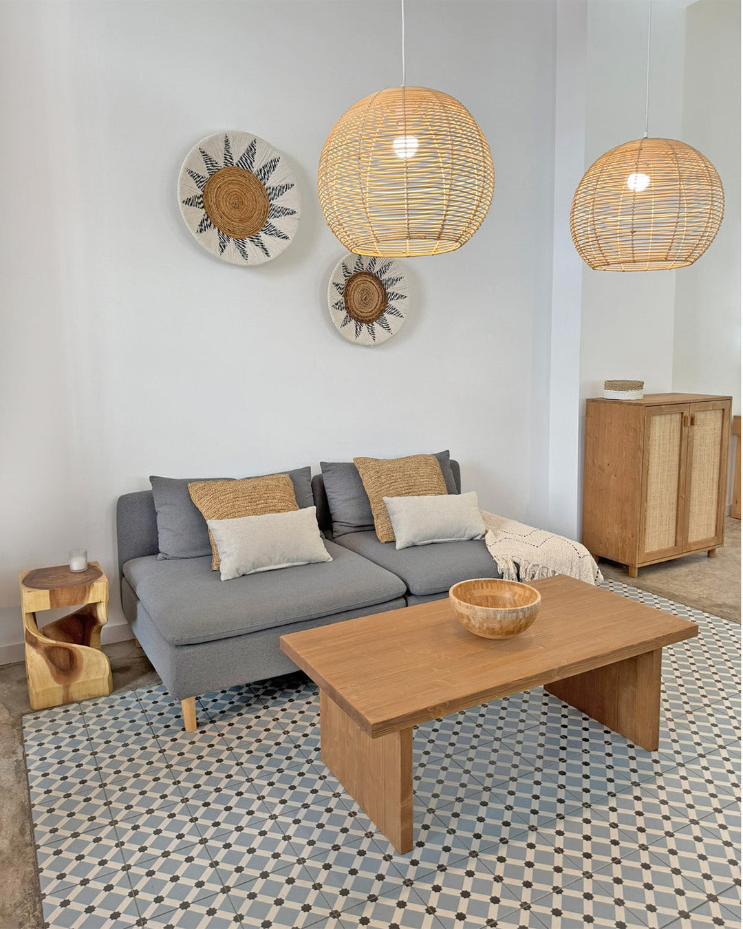 Cómo decorar el salón y el comedor con materiales naturales