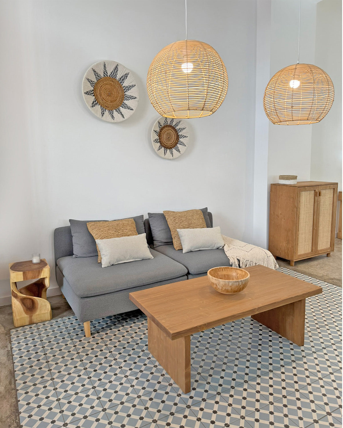 Cómo decorar el salón y el comedor con materiales naturales