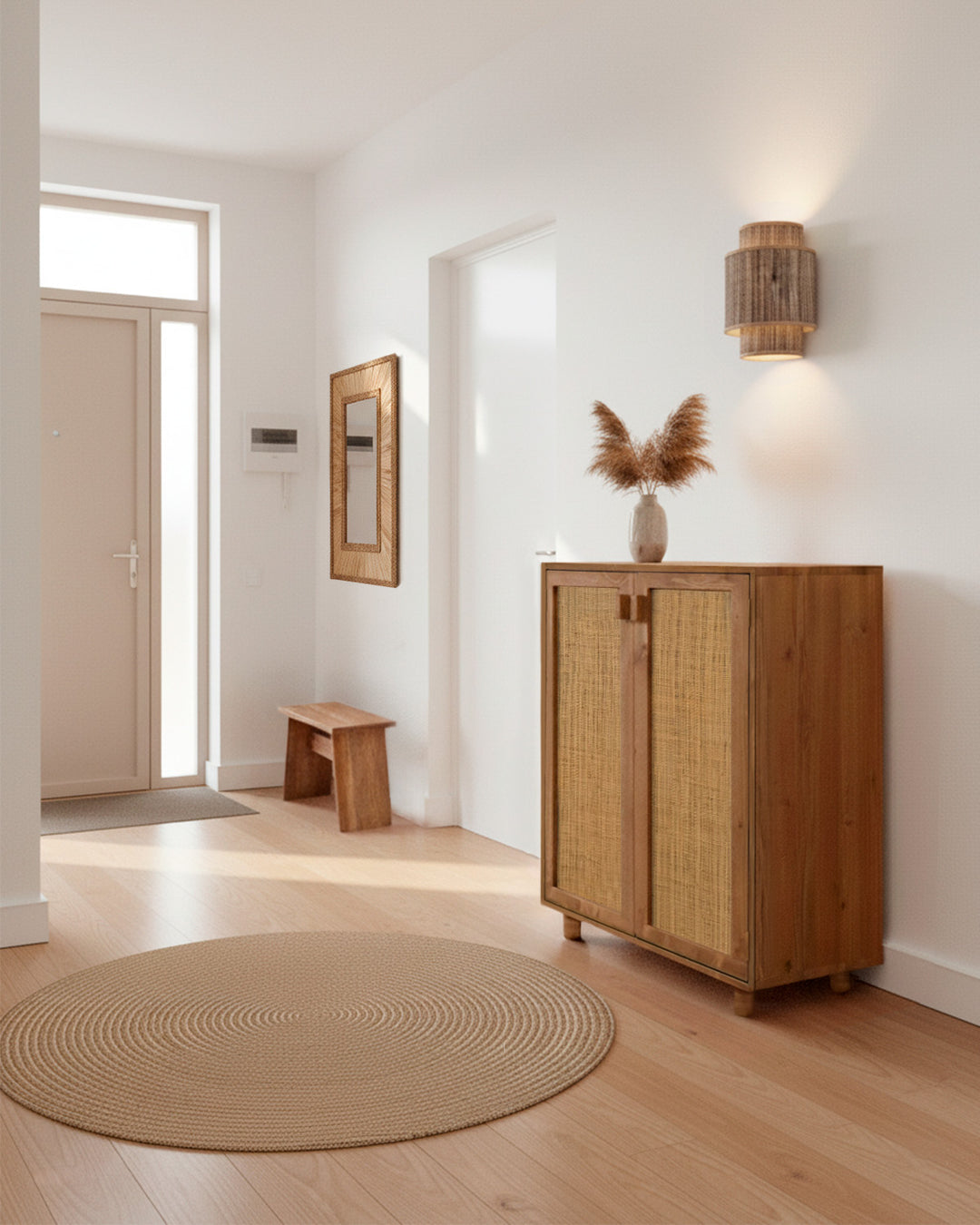 Mueble Aparador Atlas Rafia natural