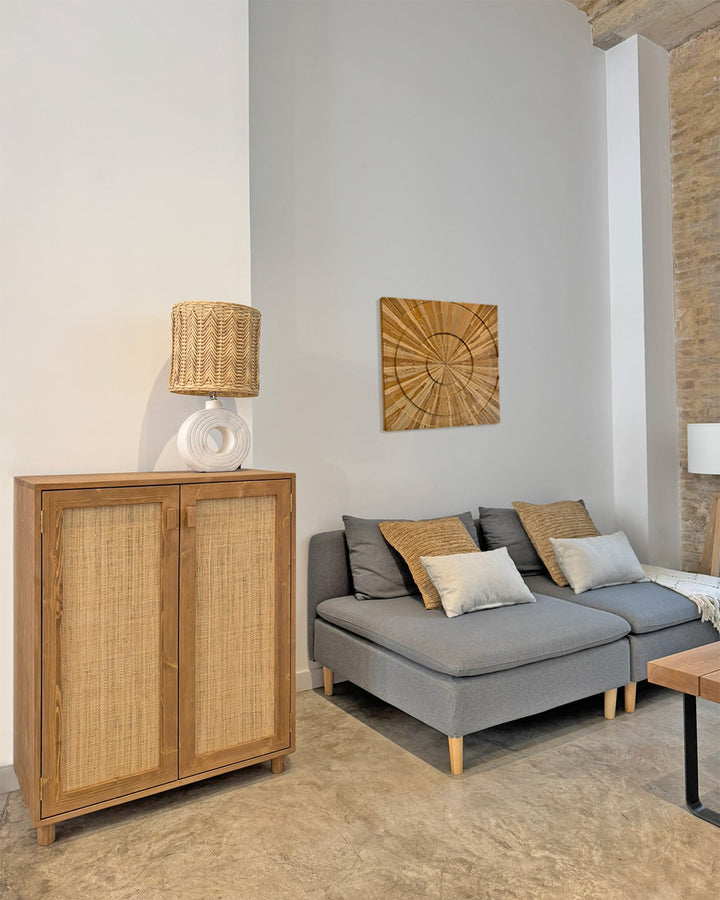 Mueble Aparador Atlas Rafia natural