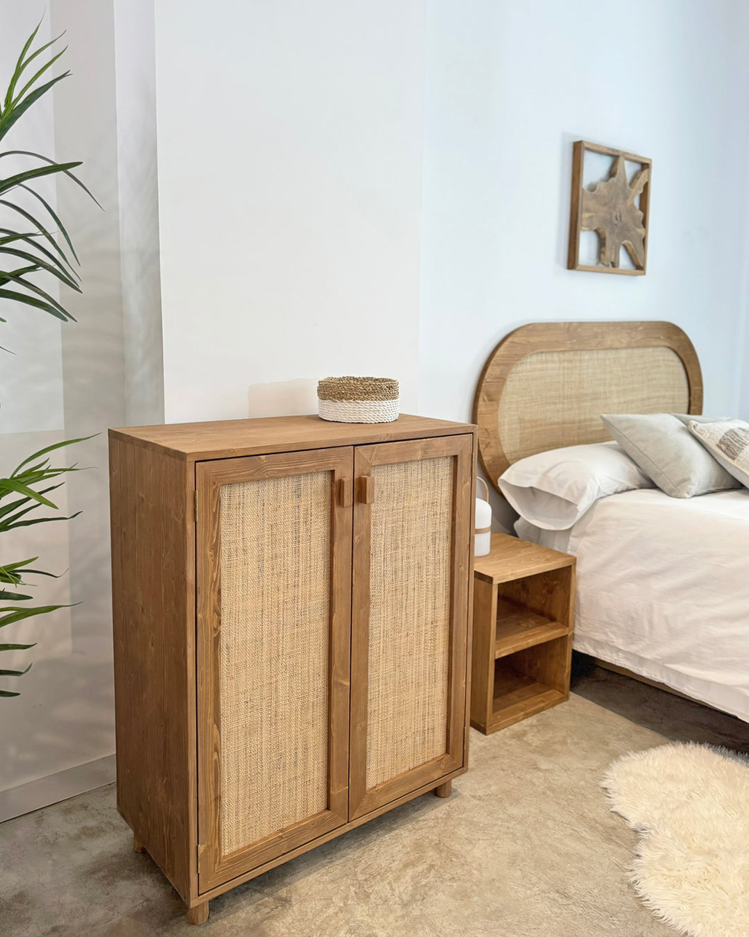Mueble Aparador Atlas Rafia natural