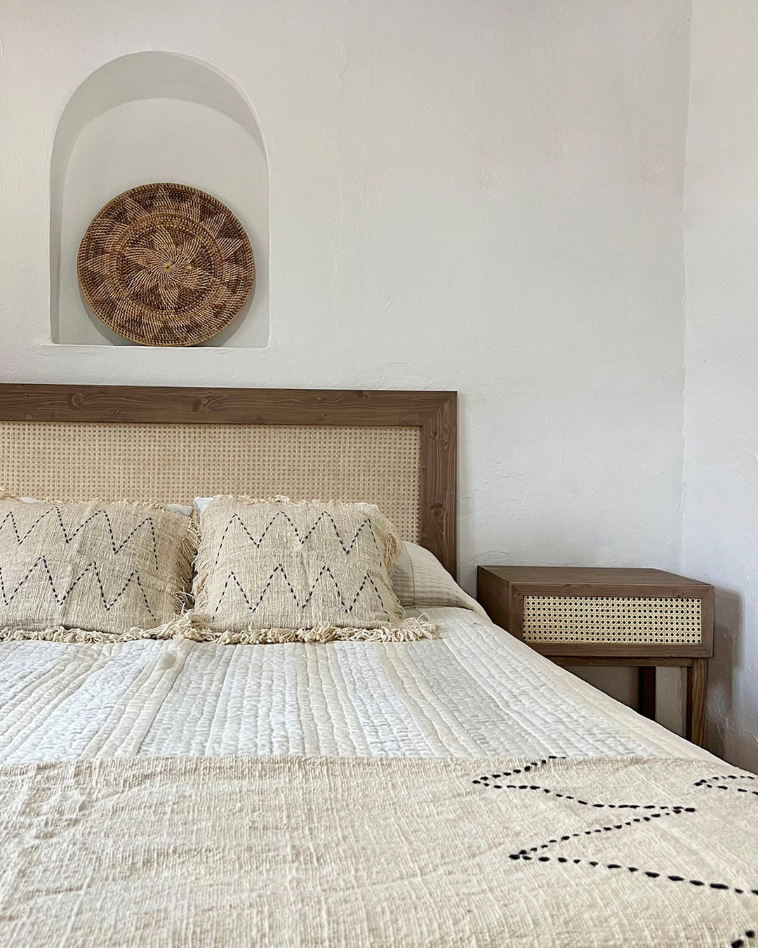 Atlas Rattan Headboard