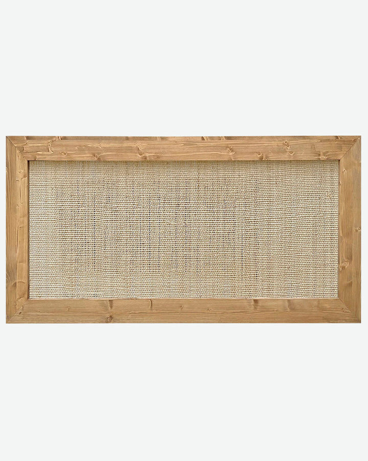 Atlas natural raffia headboard