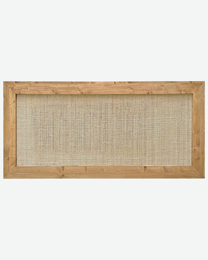 Atlas natural raffia headboard
