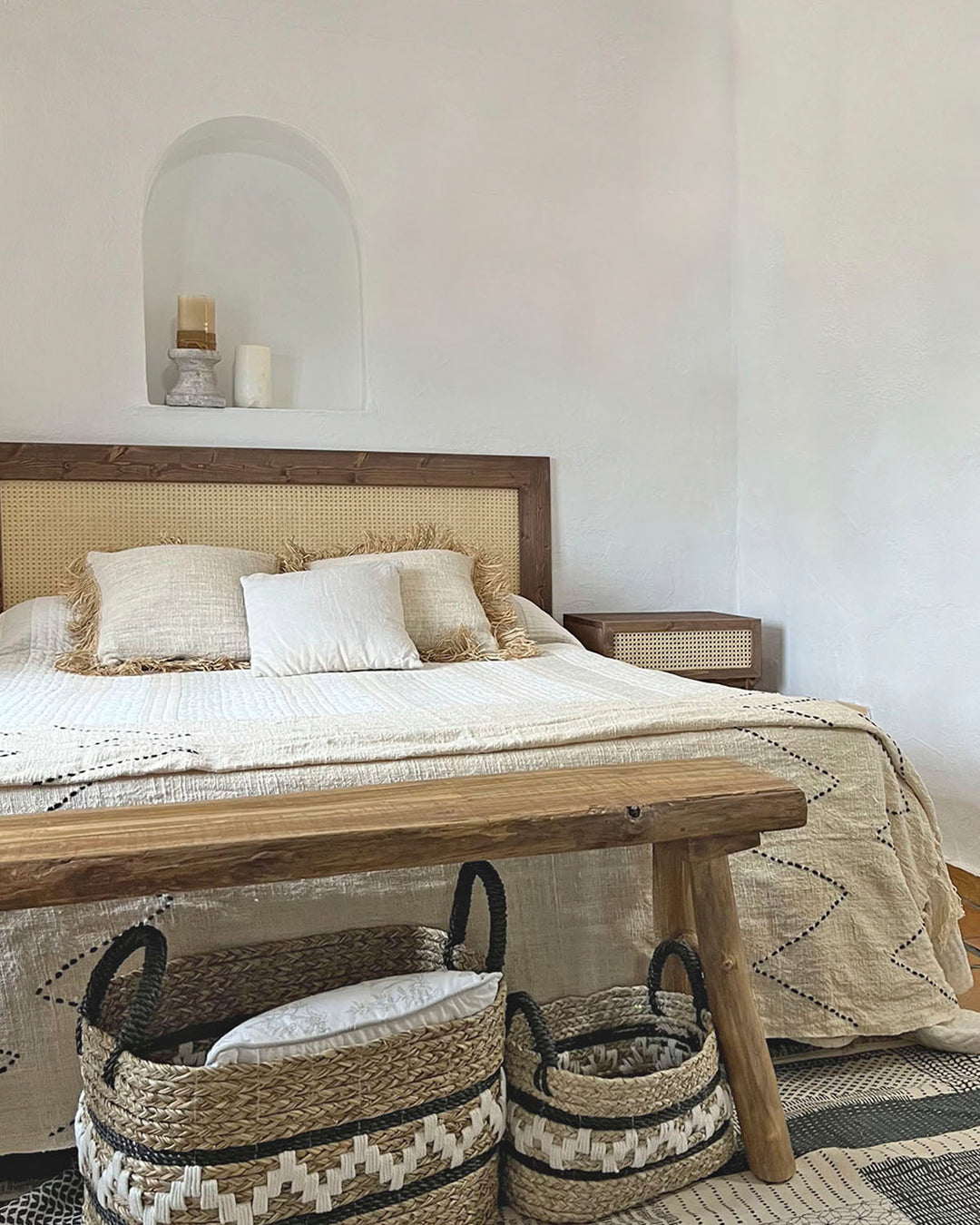 Atlas Rattan Headboard