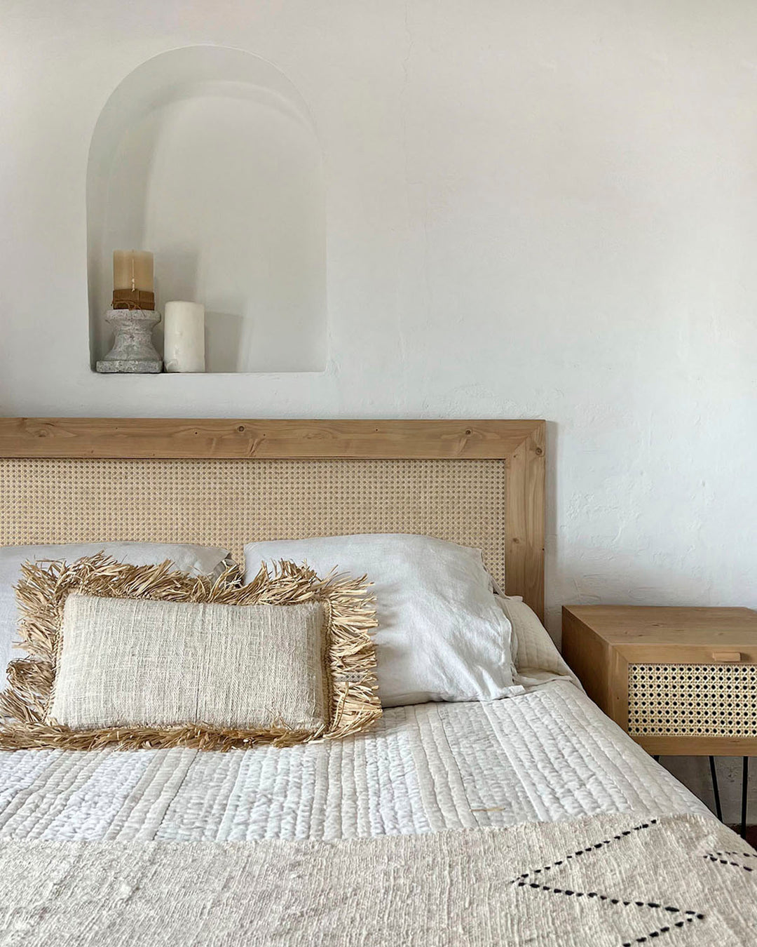 Atlas Rattan Headboard