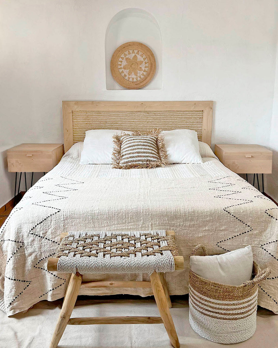 Cabecero Atlas Yute