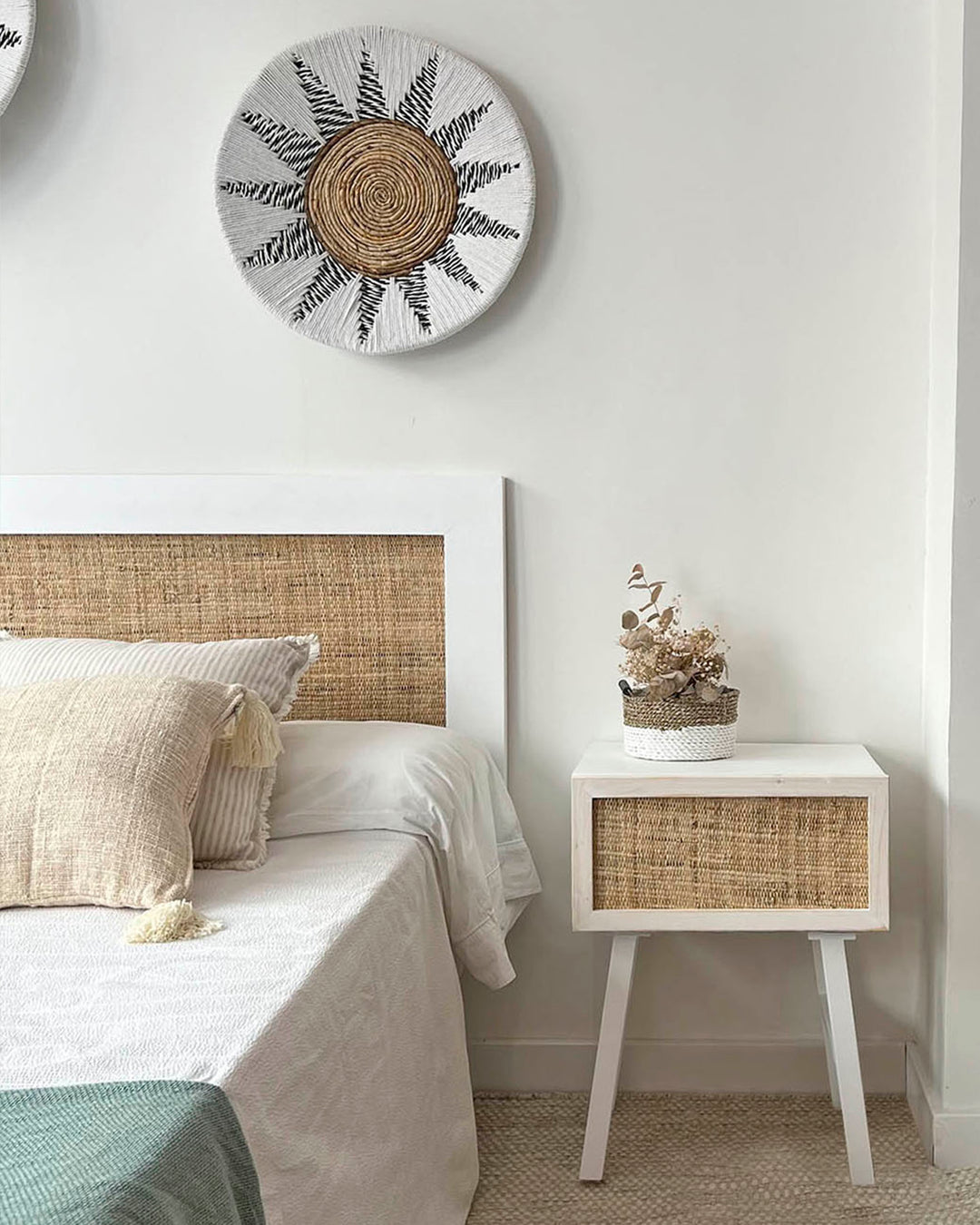 Tête de lit Atlas Rafia marrón