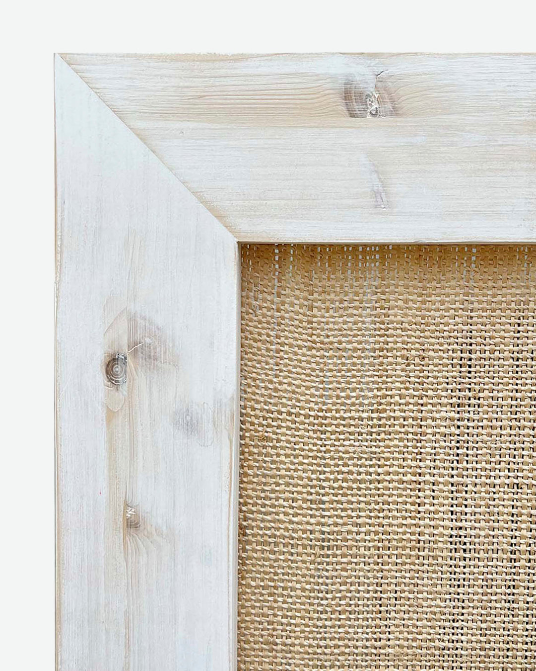Atlas natural raffia headboard