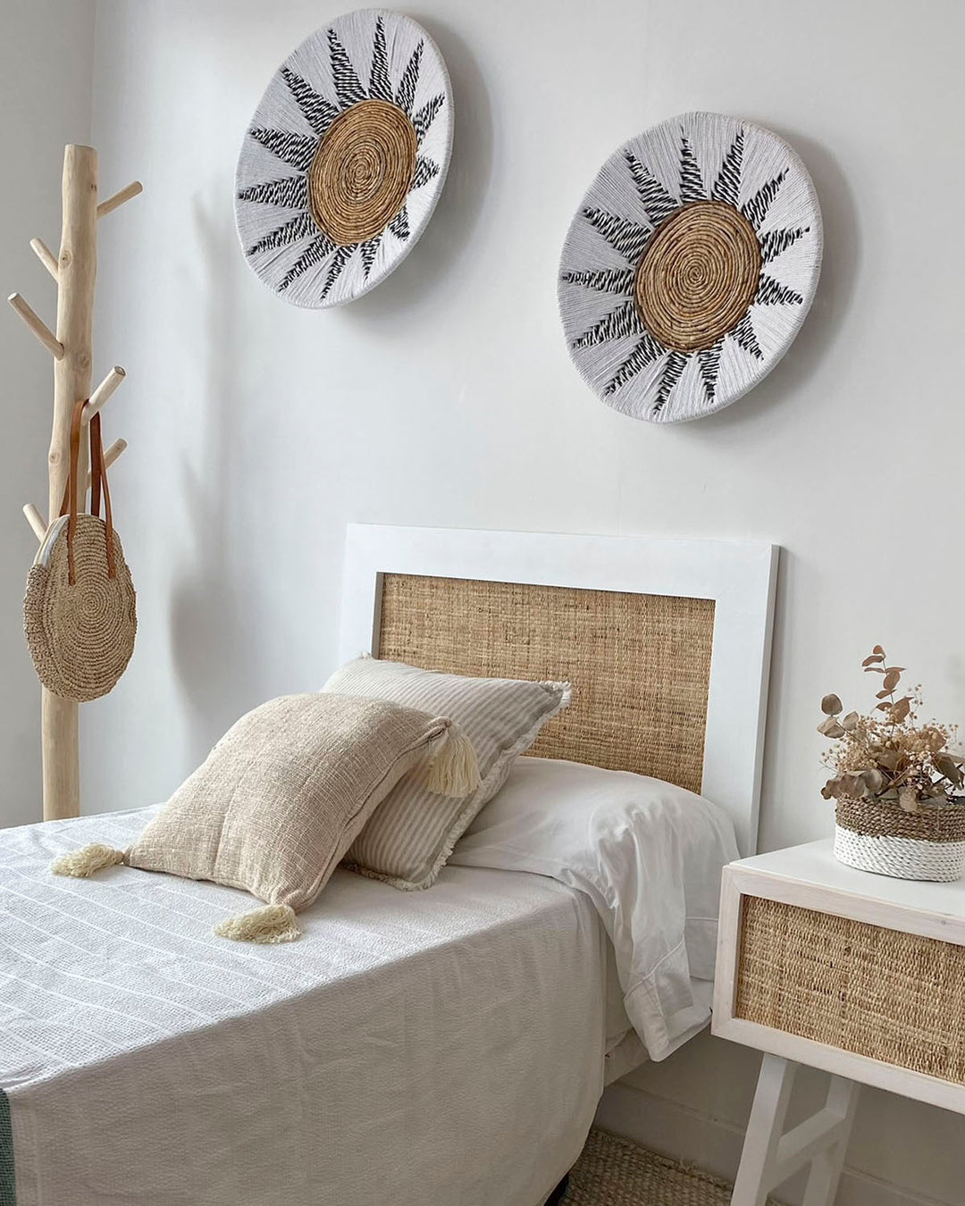 Tête de lit Atlas Rafia marrón