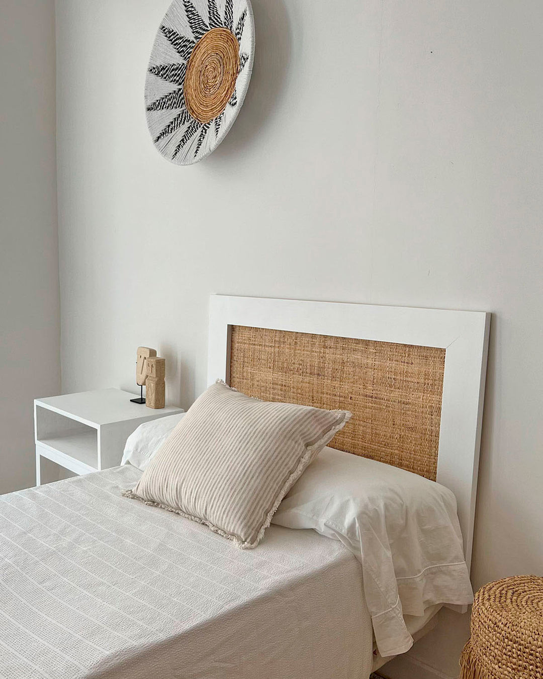 Tête de lit Atlas Rafia marrón