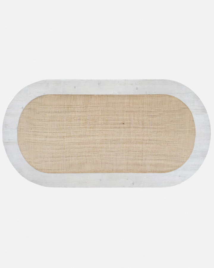 Nubia headboard natural raffia