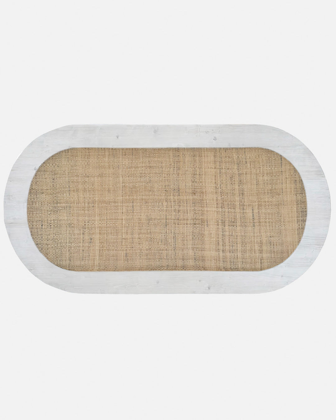 Nubia headboard brown raffia