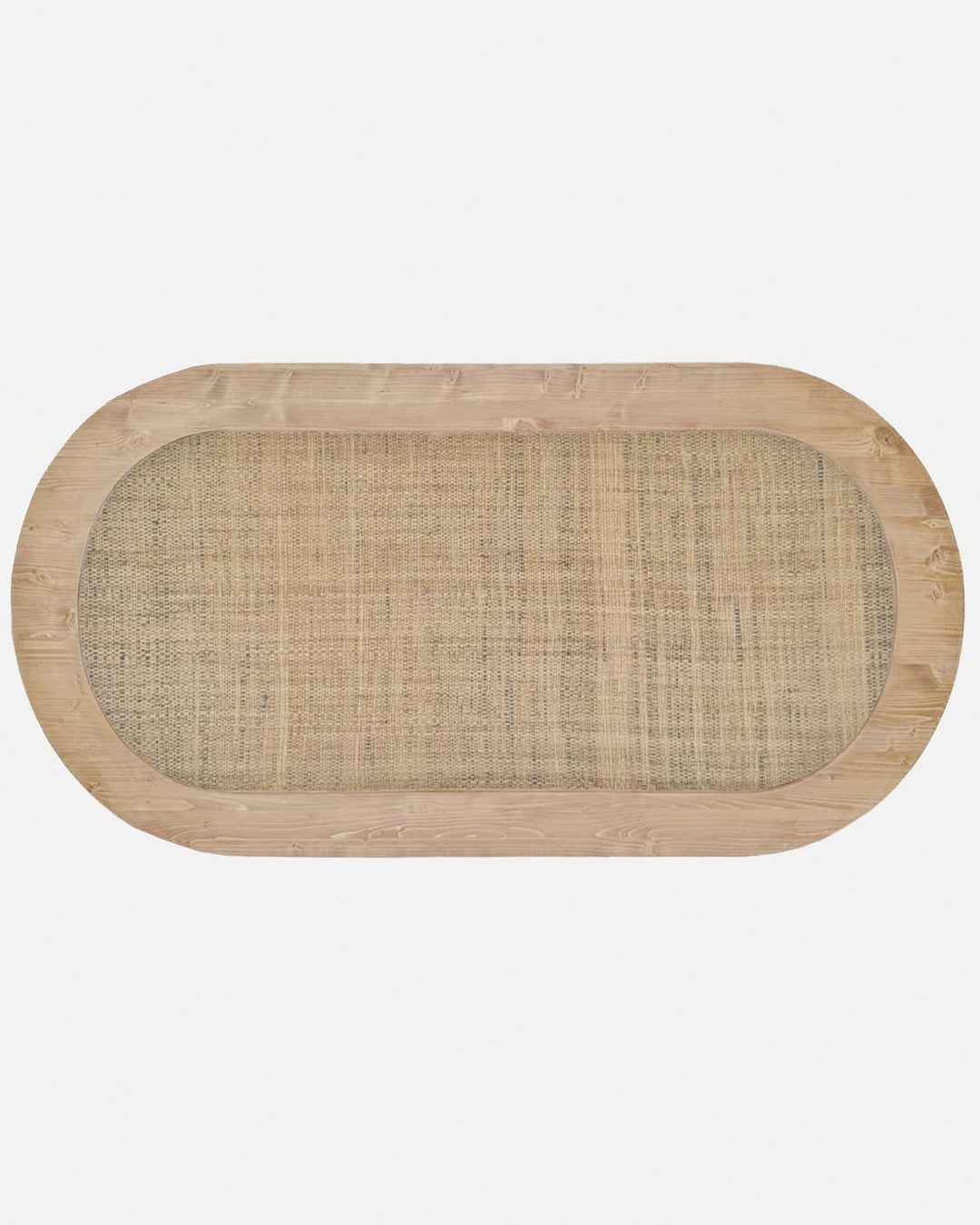 Nubia headboard brown raffia