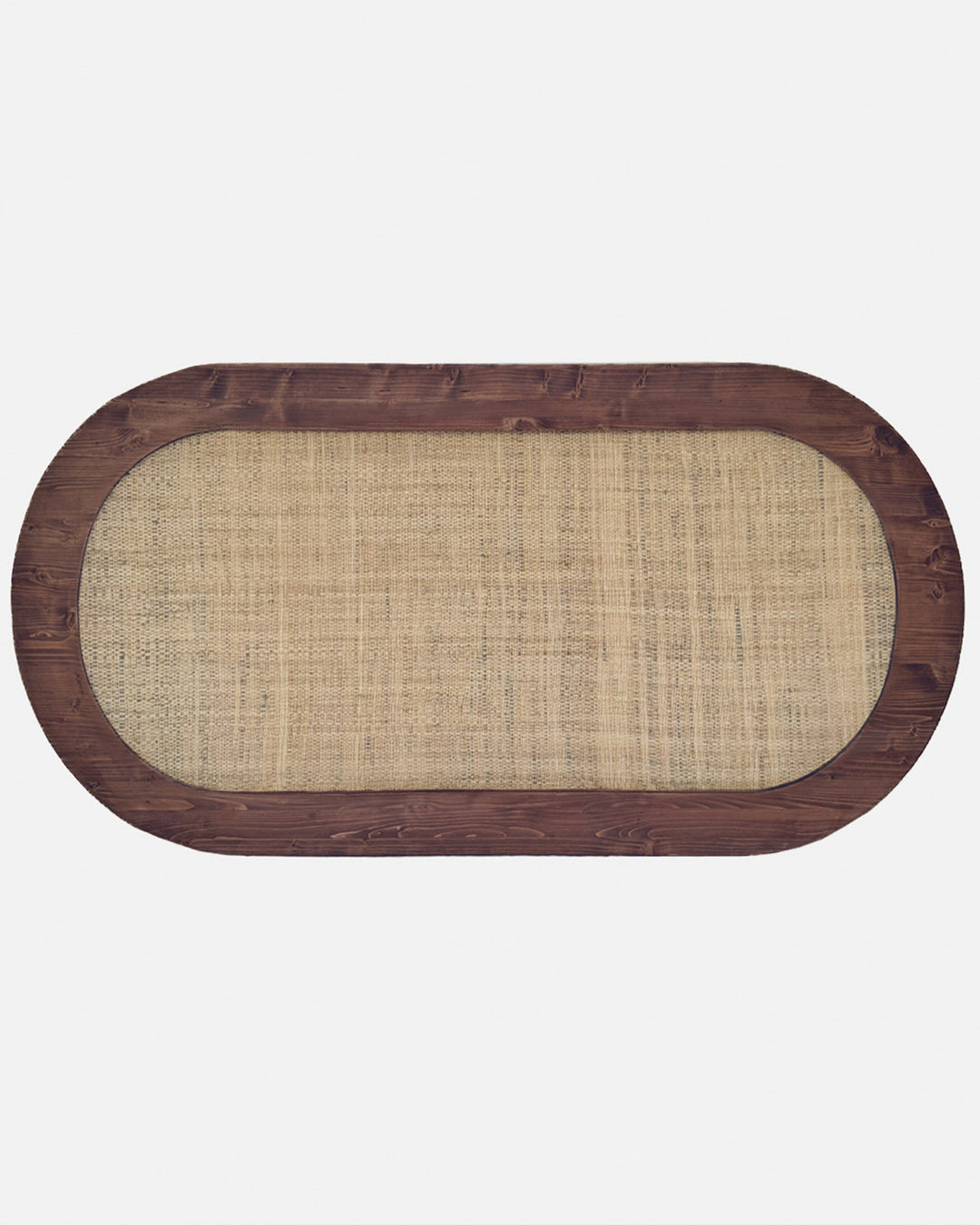 Nubia headboard brown raffia