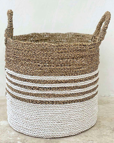 Uma White Basket
