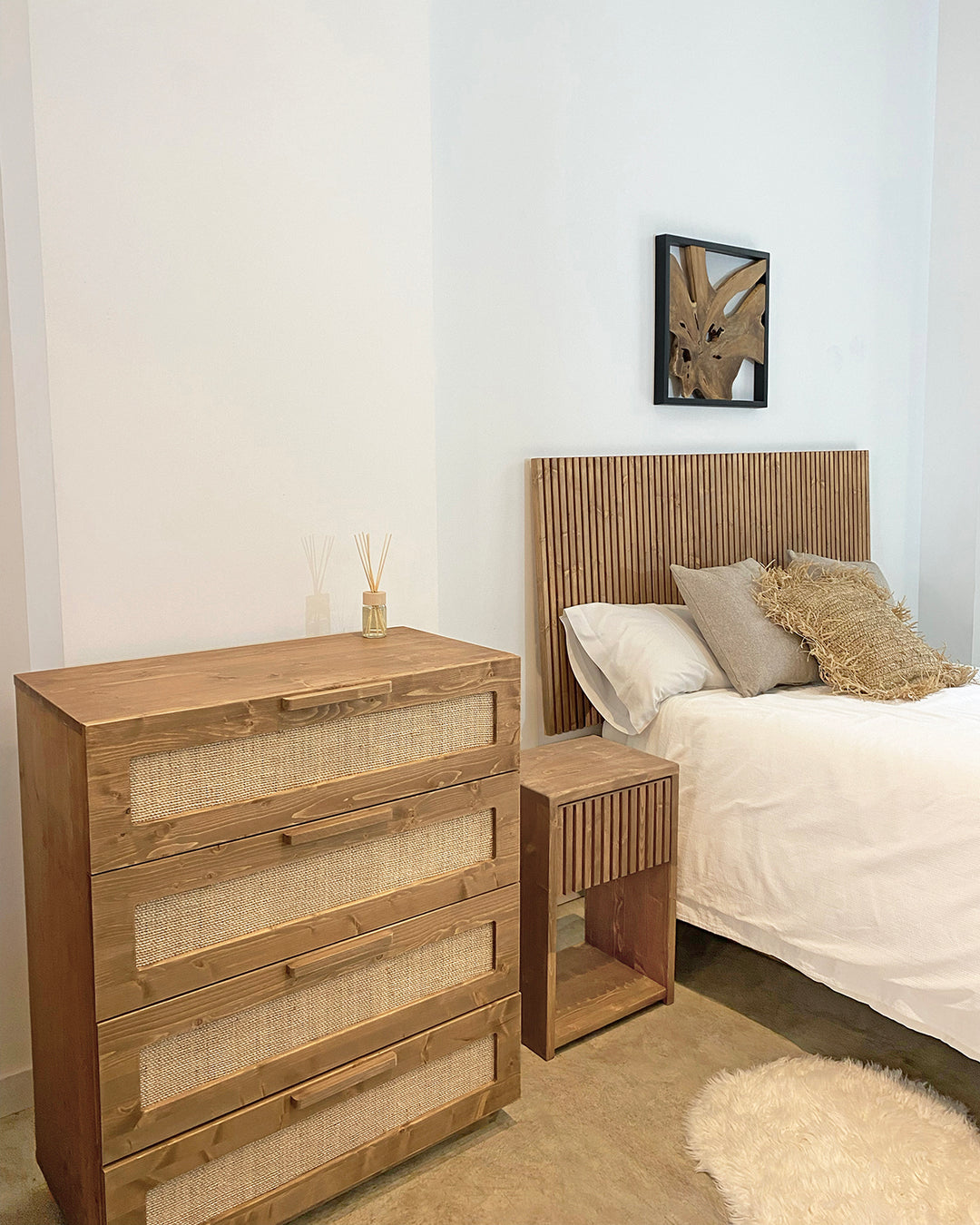 Cómoda Atlas Rafia natural