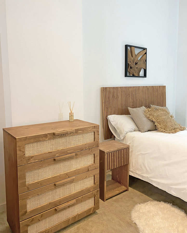 Cómoda Atlas Rafia natural