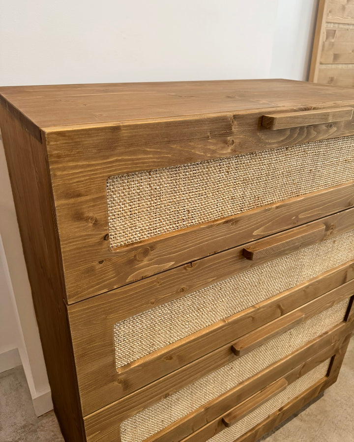 Cómoda Atlas Rafia natural