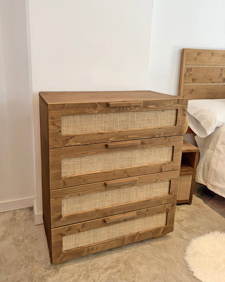 Cómoda Atlas Rafia natural