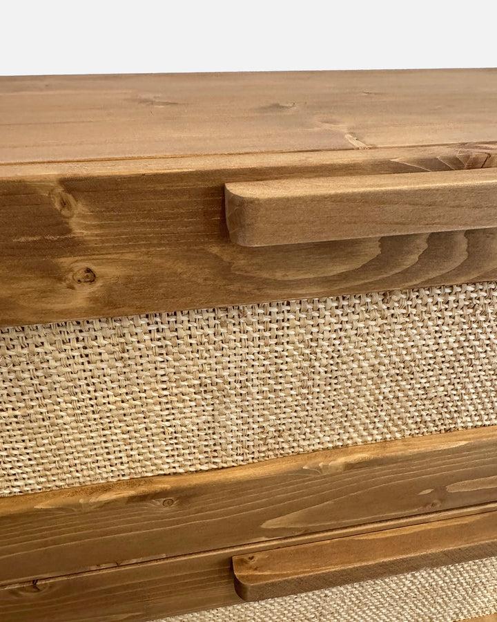 Cómoda Atlas Rafia natural