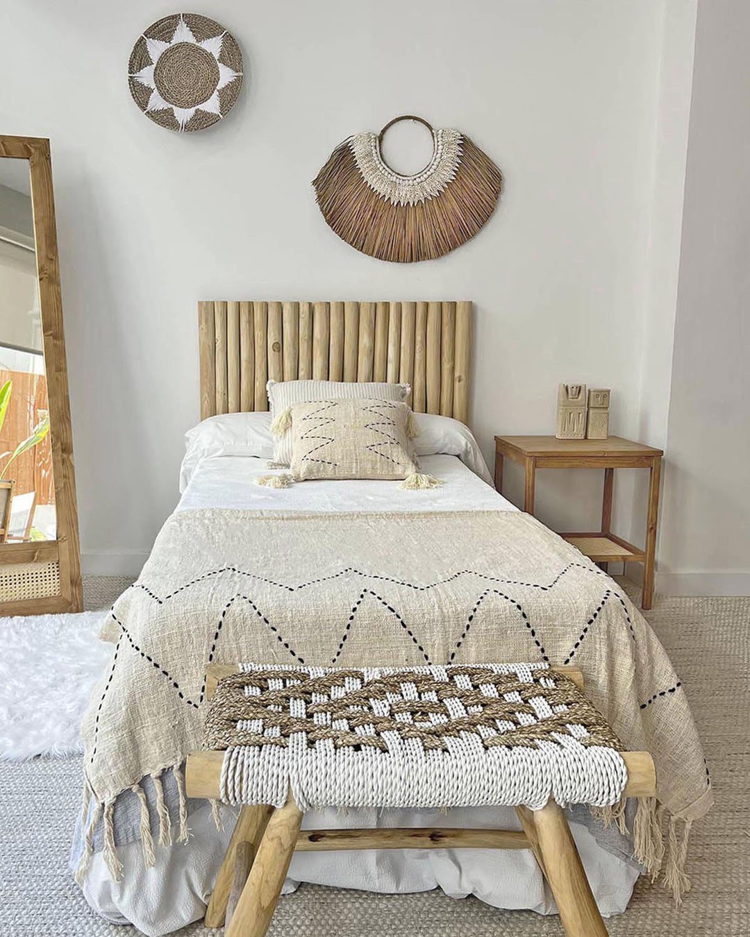 Decoración de pared natural boho étnico – NATYAL, image size:1080x1350