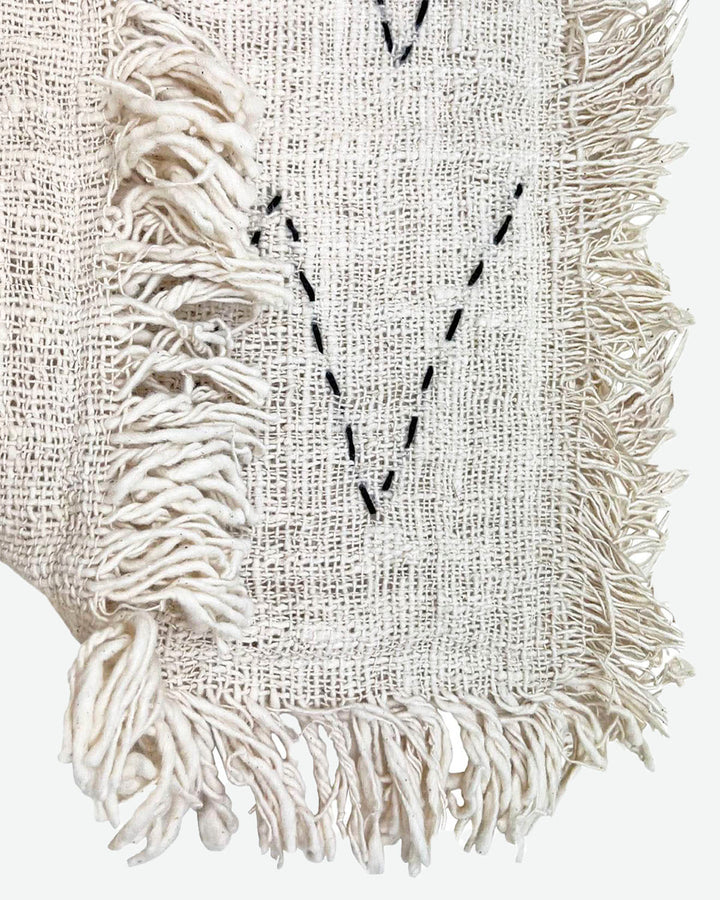 Housse de coussin à franges Bali