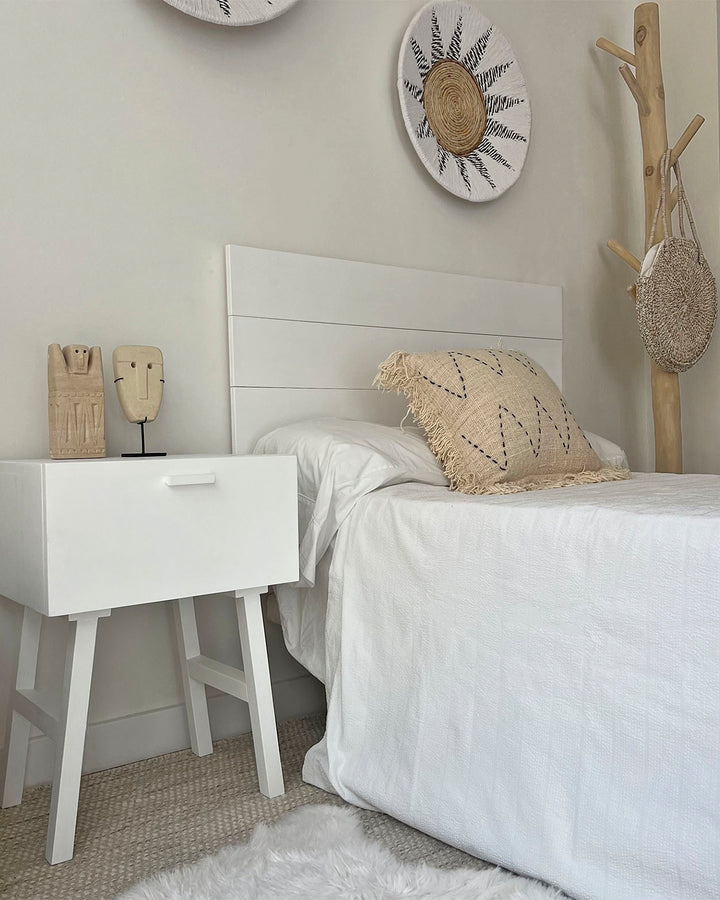 Housse de coussin à franges Bali