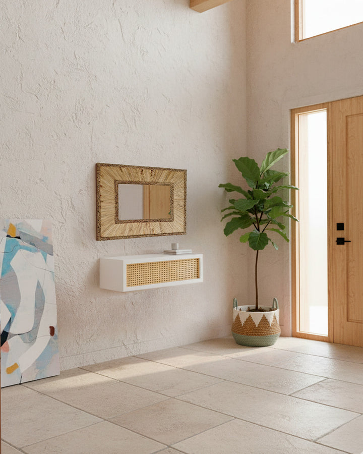 Mueble recibidor de pared Ducal Ratán