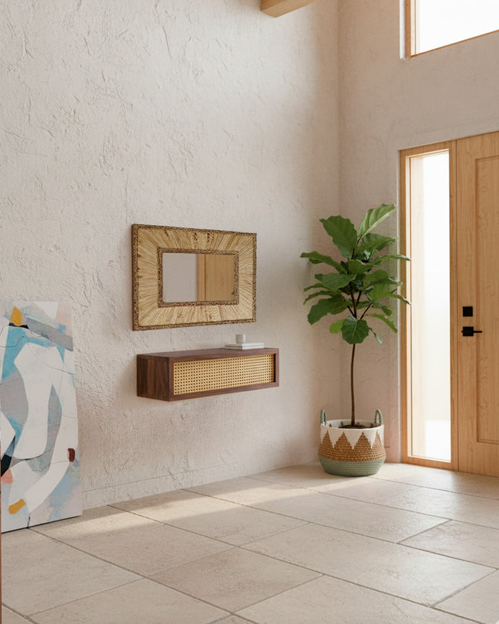 Mueble recibidor de pared Ducal Ratán