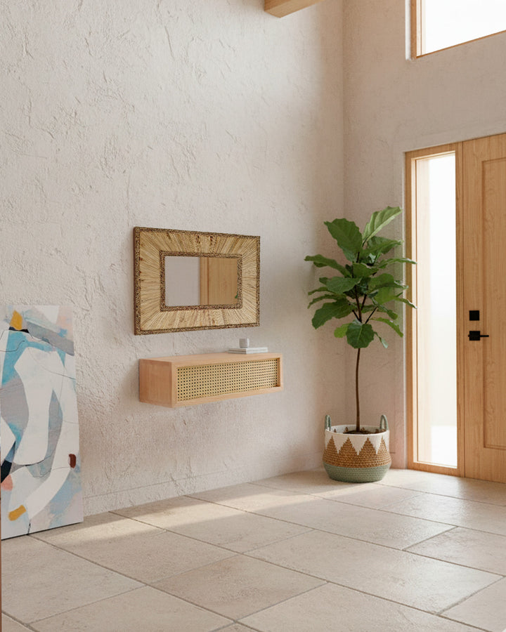 Mueble recibidor de pared Ducal Ratán