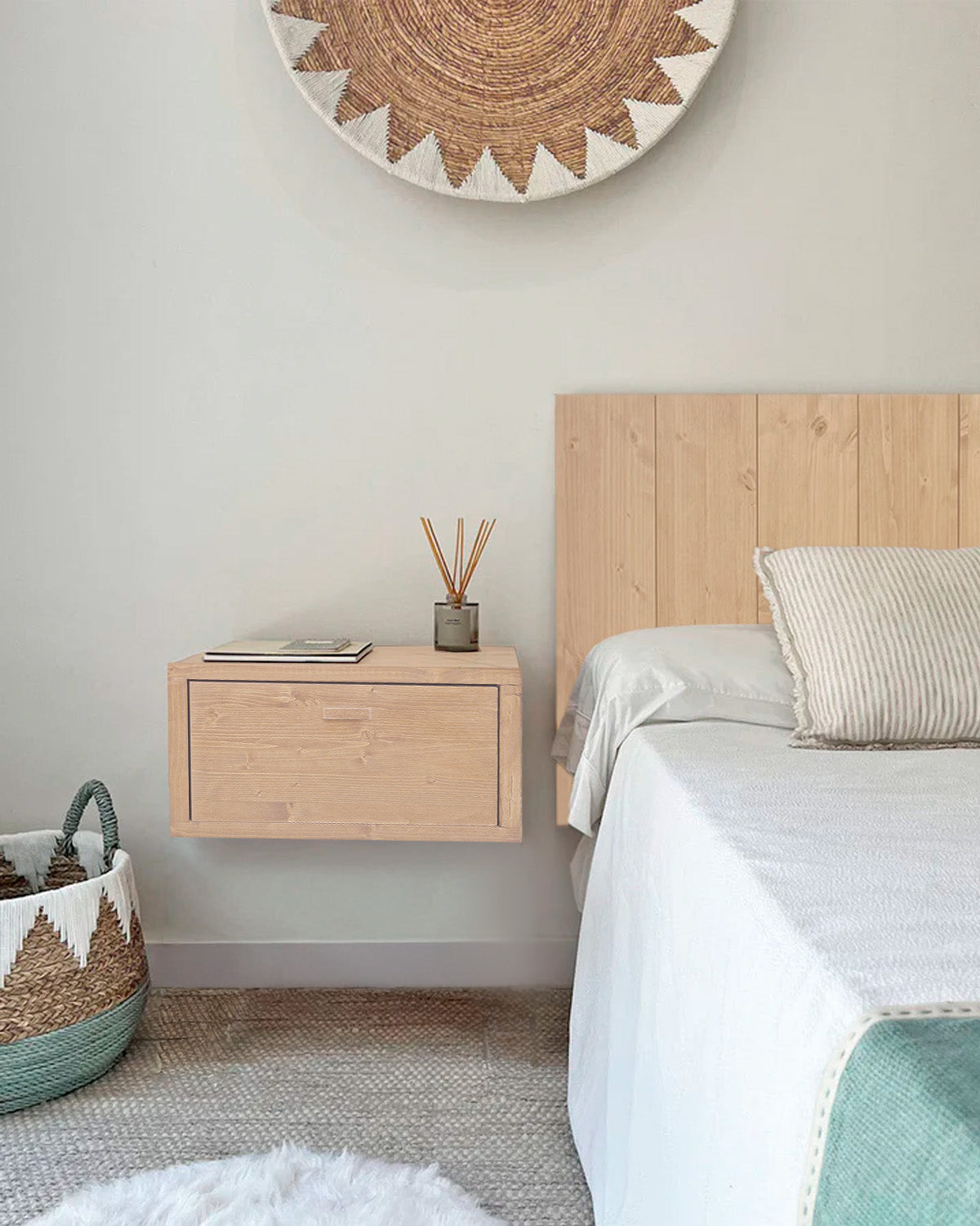 Table de chevet en bois Garos