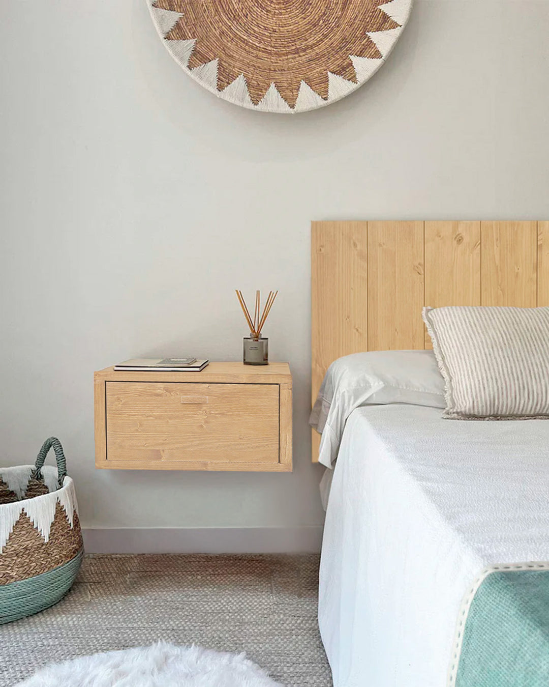 Table de chevet en bois Garos