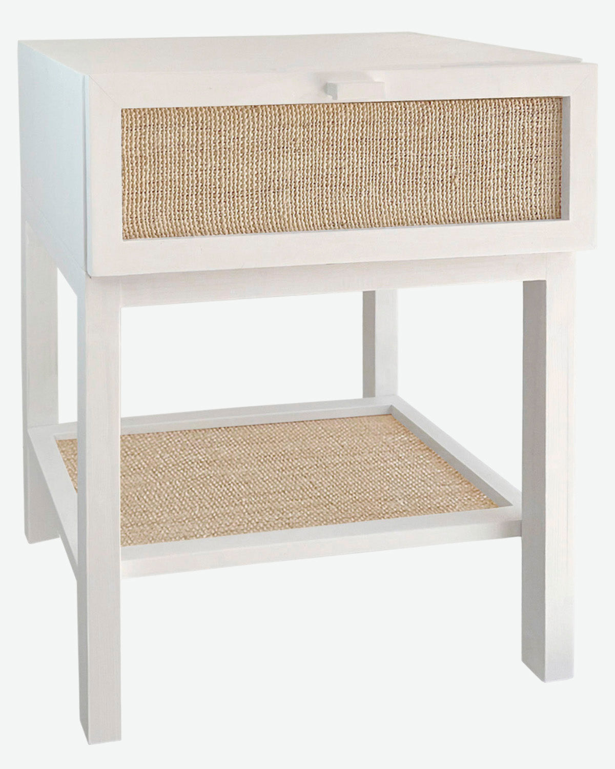 Mesita de noche Natay Rafia natural