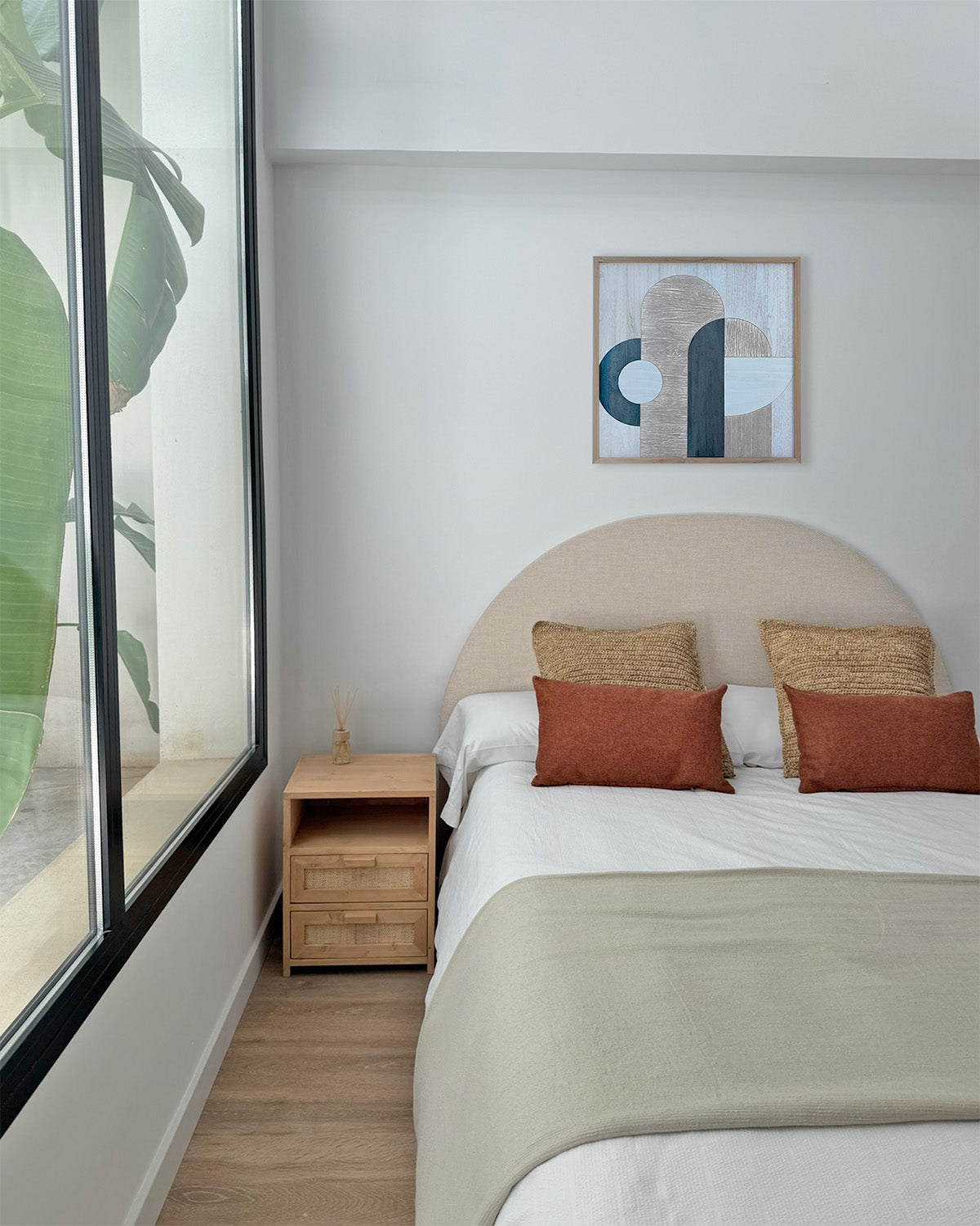 Mesita de noche Raf 2 cajones