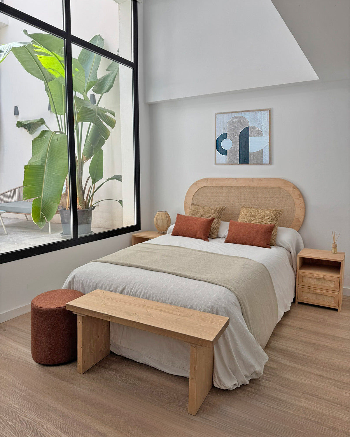 Mesita de noche Raf 2 cajones