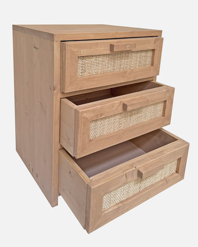 Mesita de noche Raf 3 cajones