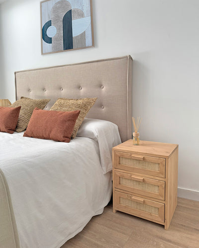 Mesita de noche Raf 3 cajones