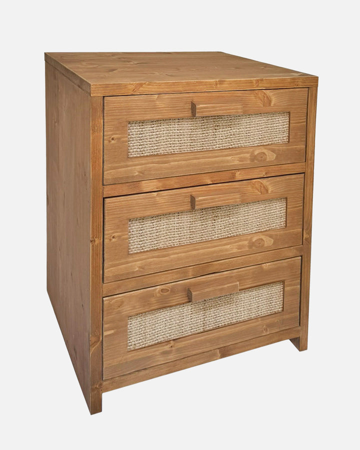 Mesita de noche Raf 3 cajones