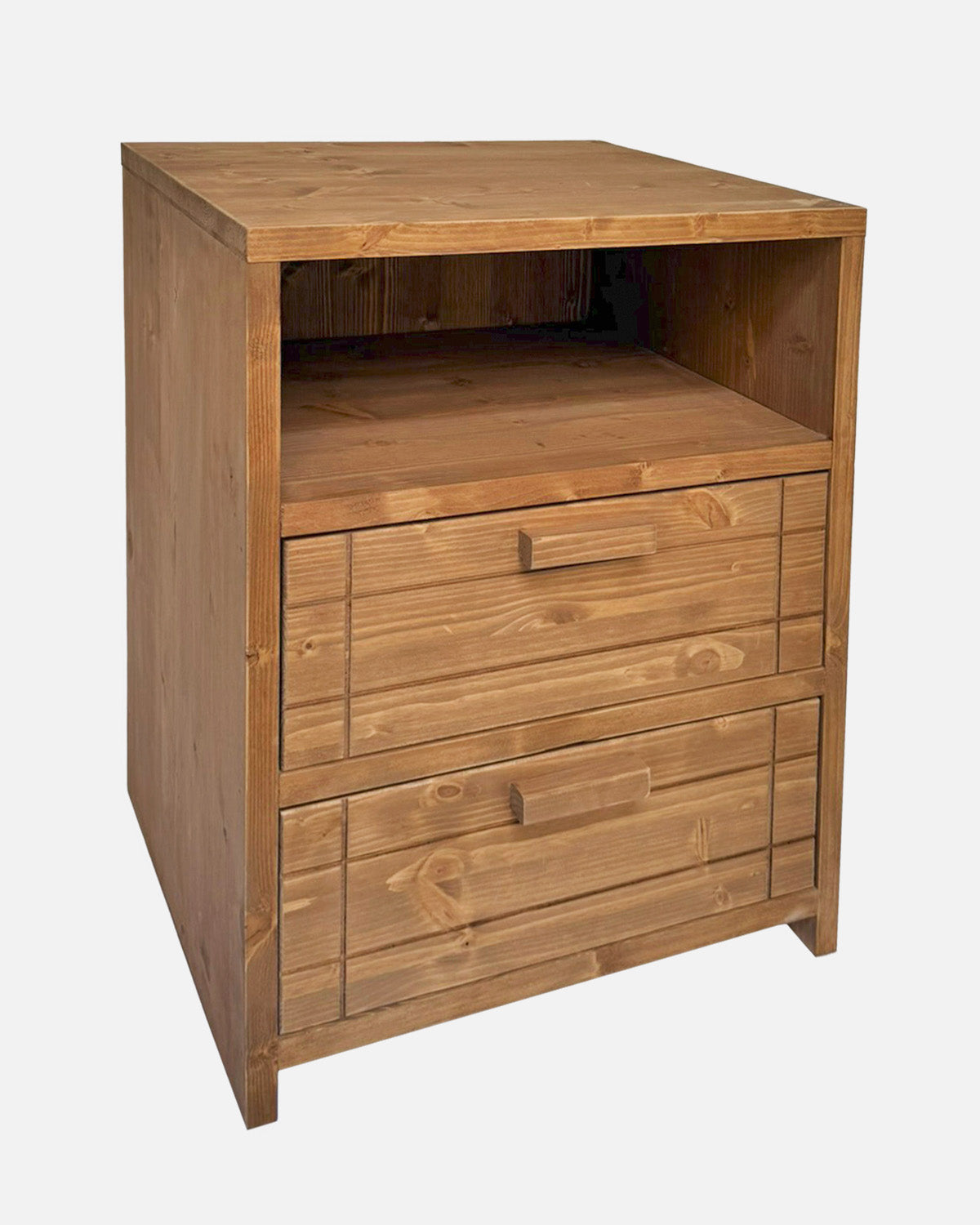 Mesita de noche Woody 2 cajones