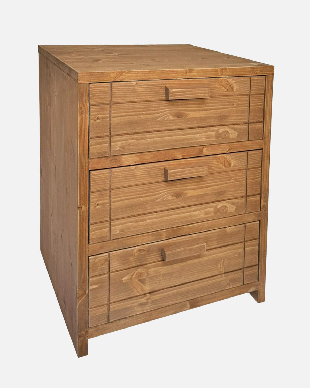 Mesita de noche Woody 3 cajones