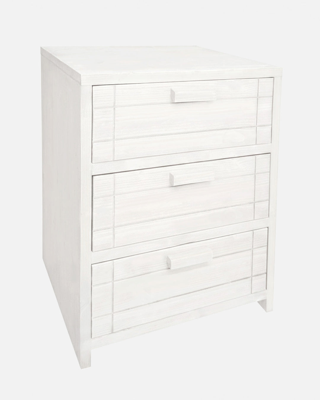 Woody 3 drawers bedside table