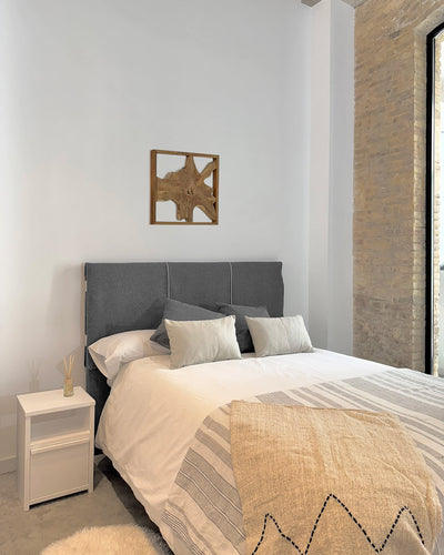 Mesita de noche Zaren Wood