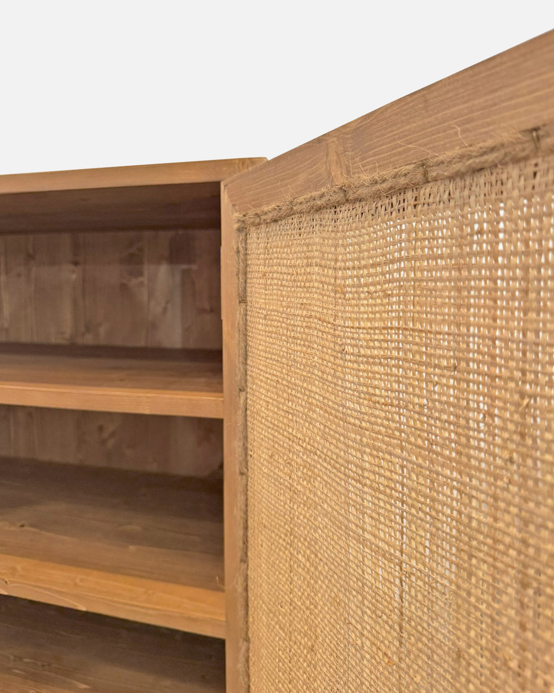 Atlas Shoe Cabinet Natural Raffia