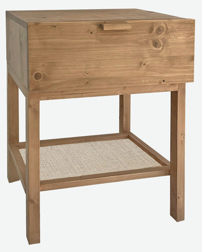 Table de chevet en bois Natay