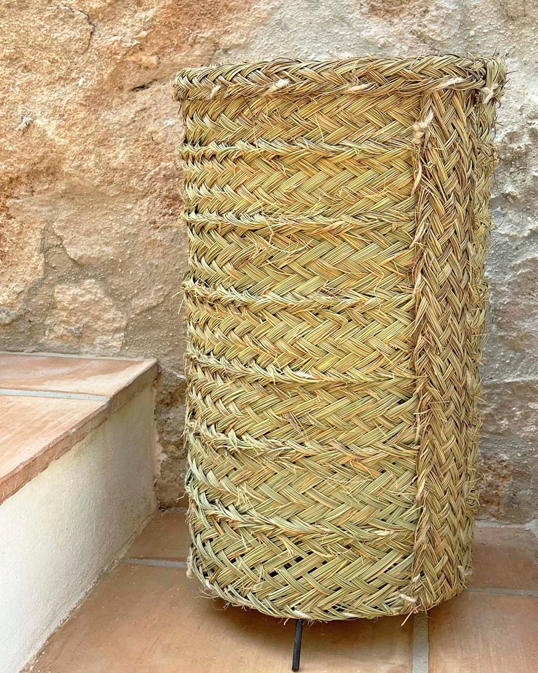 Porte-parapluies en fibres naturelles