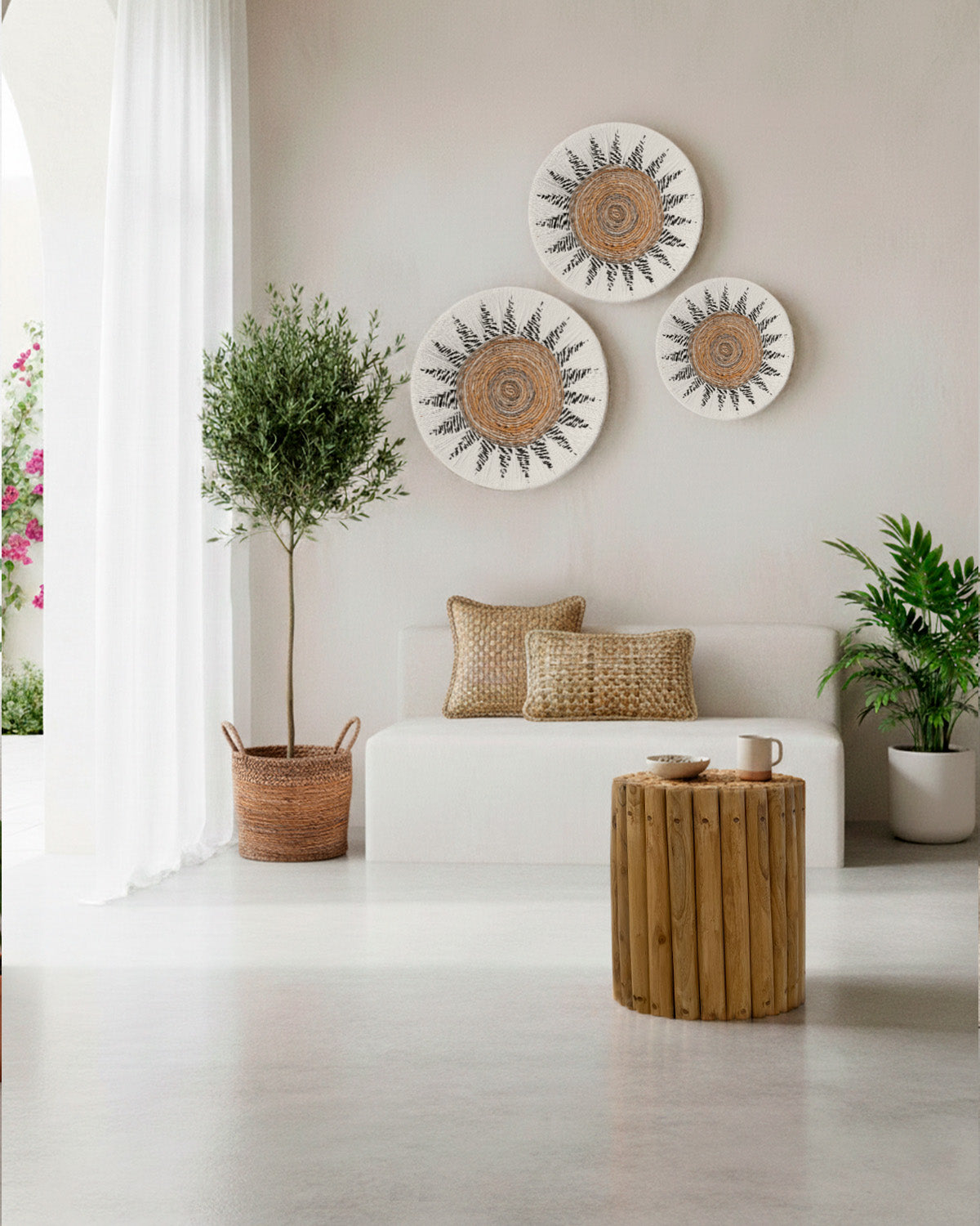 Mesa auxiliar Riau natural